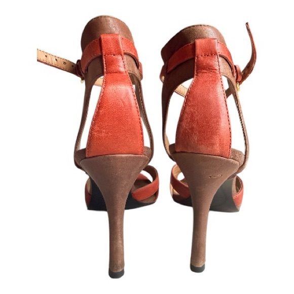 Nine West Elegant Brown and Burnt Orange Women's Heels s. 7.5 - Picture 2 of 11